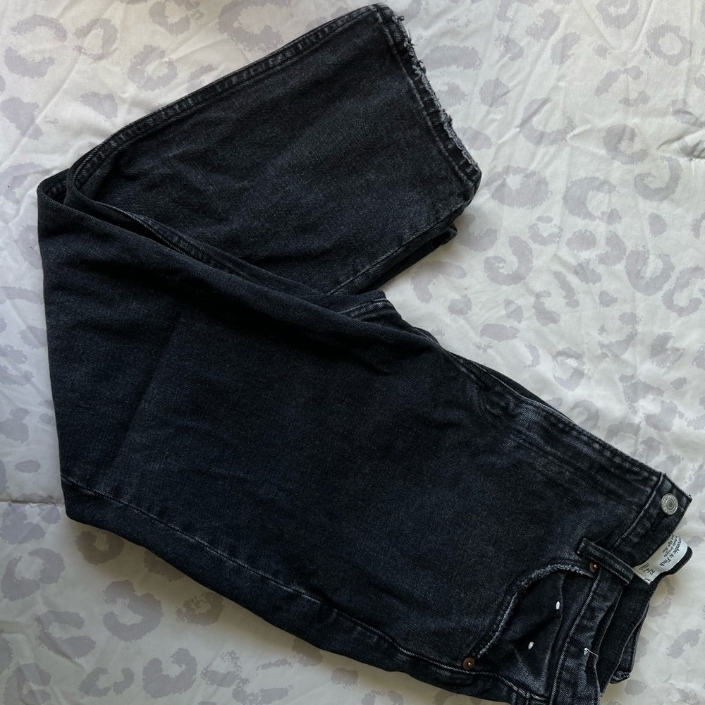 Abercrombie ultra high rise 90 straight ankle Jean